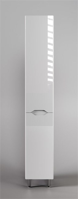 STYLE LINE El Fante Marella El Fante Колонна универсальная "Марелла" с корзиной, Люкс антискрейтч белый глянец, PLUS СС-00002419