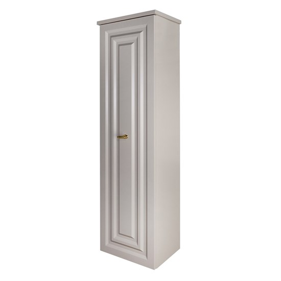 AZARIO Пенал подвесной LAURA 400х330х1350 левосторонний, кашемир, фурнитура золото (CS00096955) CS00096955