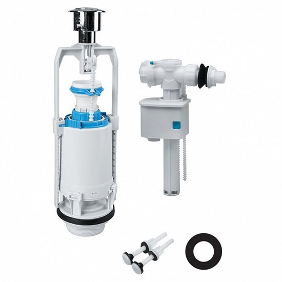 IDDIS Одноуровневая водосливная арматура боковой подвод Тип А. круглая резинка (F012400-0005) F012400-0005