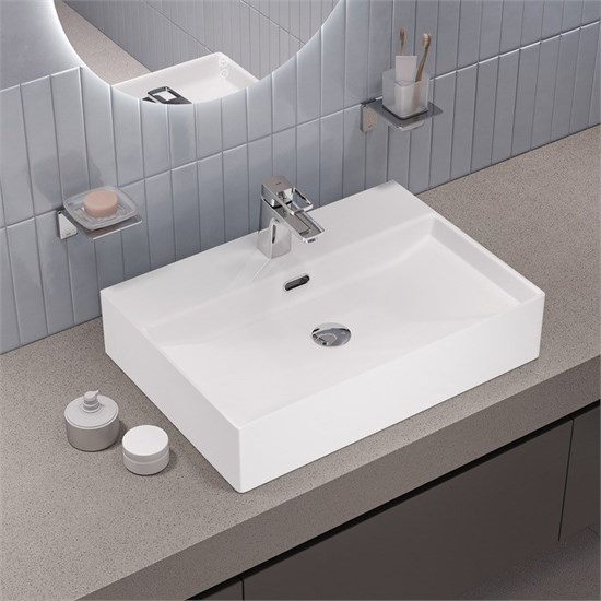 IDDIS Умывальник накладной/подвесной, белый глянцевый, Bild, , BILWS60i27 BILWS60i27