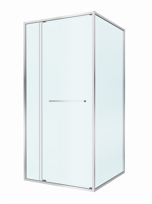 CEZARES Lux Душевой уголок квадратный двери раздвижные размер 100x100 см, цвет профиль - хром / стекло - прозрачное LUX-A-FS-11-100-C-CR