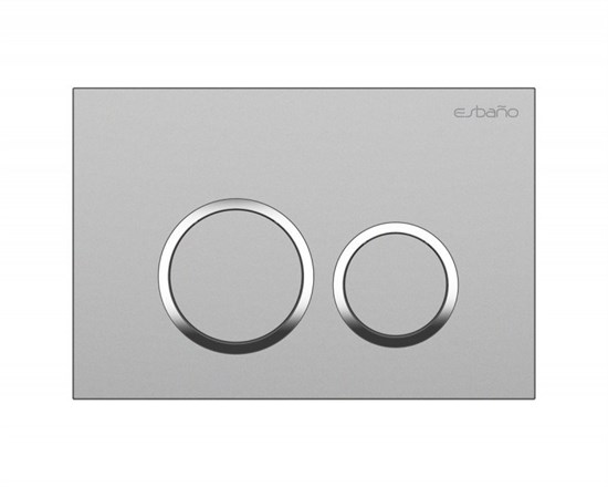 ESBANO Клавиши слива KRG-11GM, крепёжная рамка, оружейная сталь ESINKRG11GM