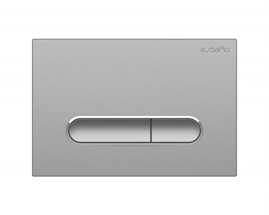 ESBANO Клавиши слива OVL-17GM, крепёжная рамка, оружейная сталь ESINOVL17GM