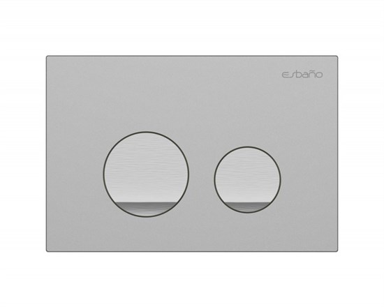 ESBANO Клавиши слива SLIM-37GM, крепёжная рамка, оружейная сталь ESINSLIM37GM