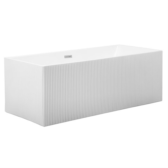 AZARIO Ванна акриловая KATRINA 1600x750x580 отдельностоящая, рифленая, в комплекте с сифоном и металлической рамой (AZ-6601C-16075) AZ-6601C-16075