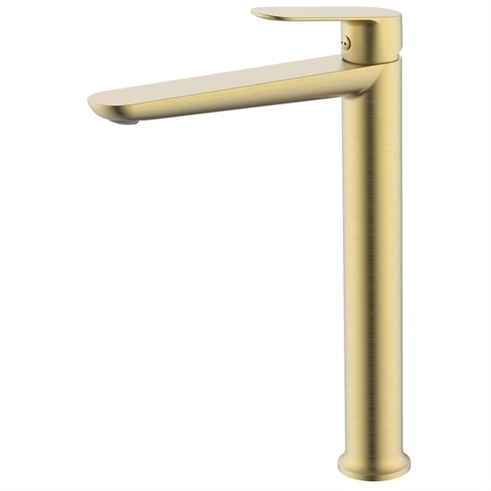AZARIO Смеситель для раковины-чаши Alanti высокий, керамический картридж, золото матовое (AZ-K9032MG) AZ-K9032MG