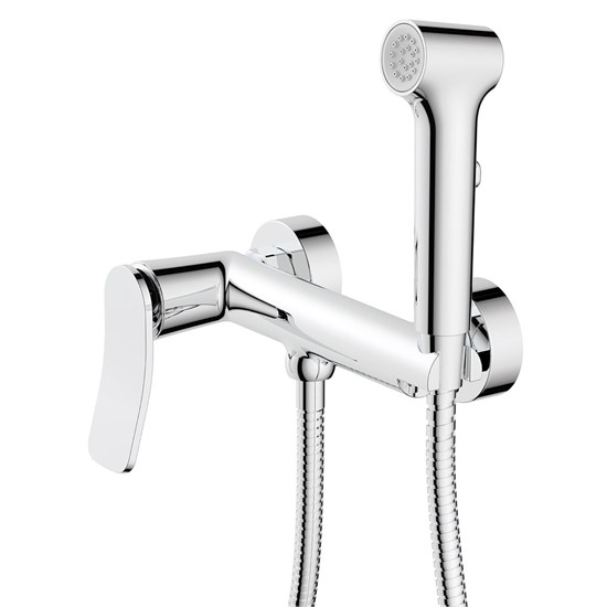 AZARIO Гигиенический душ Escaro со смесителем, керамический картридж, шланг 150 см, хром (AZ-K2574) AZ-K2574