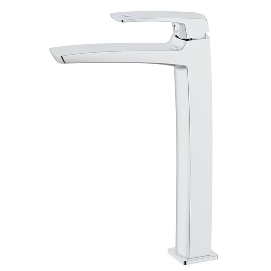 AZARIO Смеситель для раковины-чаши Conda высокий, керамический картридж, хром (AZ-K9011) AZ-K9011