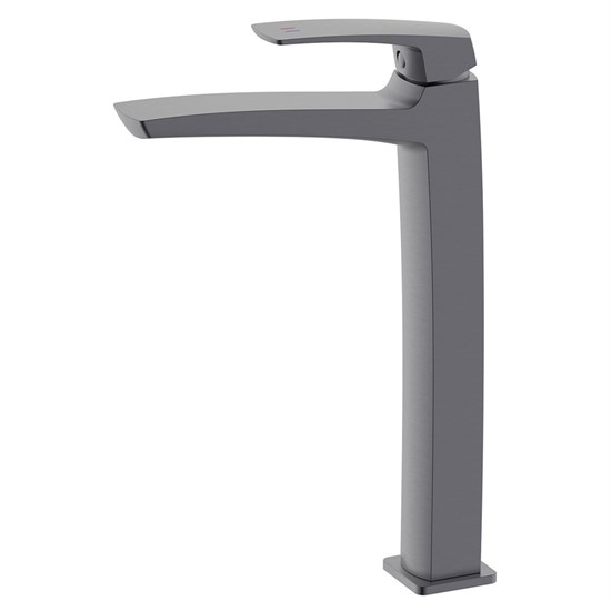 AZARIO Смеситель для раковины-чаши Conda высокий, керамический картридж, графит (AZ-K9011GR) AZ-K9011GR