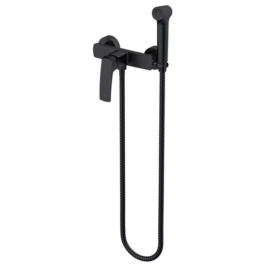 AZARIO Гигиенический душ Conda со смесителем, керамический картридж, шланг 150 см, черный матовый (AZ-K2511B) AZ-K2511B