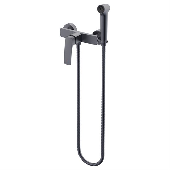 AZARIO Гигиенический душ Conda со смесителем, керамический картридж, шланг 150 см, графит (AZ-K2511GR) AZ-K2511GR