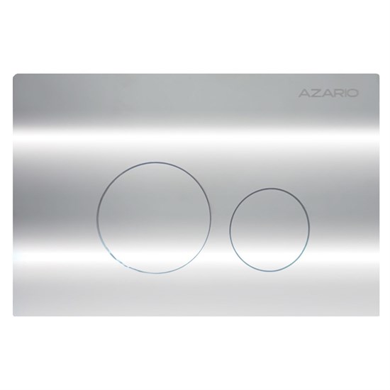 AZARIO Кнопка смыва NEW-TS механическая, двойной смыв, круглые кнопки, нержавеющая сталь 304, хром (AZ-SS-002-CH) AZ-SS-002-CH