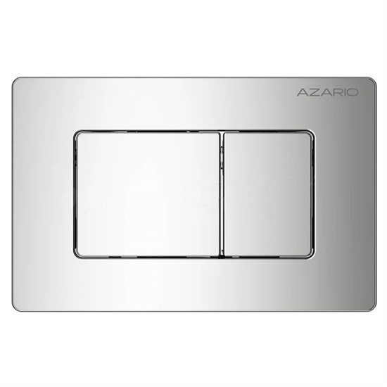 AZARIO Кнопка смыва NEW-TS механическая, двойной смыв, квадратные кнопки, нержавеющая сталь 304, хром (AZ-SS-003-CH) AZ-SS-003-CH