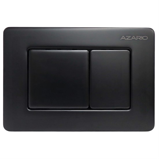 AZARIO Кнопка смыва NEW-TS механическая, двойной смыв, квадратные кнопки, нержавеющая сталь 304, черный (AZ-SS-003-B) AZ-SS-003-B