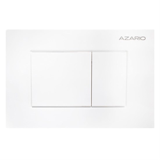 AZARIO Кнопка смыва NEW-TS механическая, двойной смыв, квадратные кнопки, ABS пластик, белый (AZ-ABS-001-W) AZ-ABS-001-W