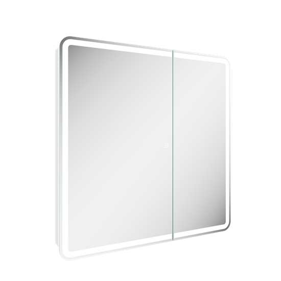 SANCOS Зеркальный шкаф для ванной комнаты Diva 800х149х800, с подсветкой, арт.DIV800 DIV800