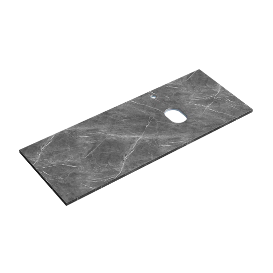 SANCOS Столешница для ванной комнаты 1200х460, цвет black sky, арт. TT120A1XR, правая TT120A1XR