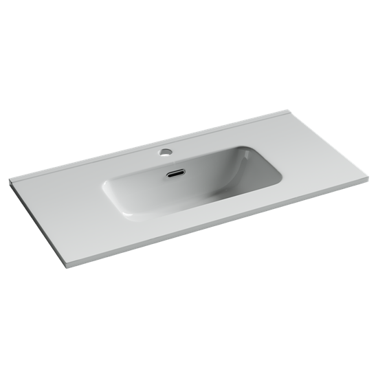 CERAMICA NOVA CN7026 Раковина мебельная накладная Compact 810x395x170, цвет белый CN7026