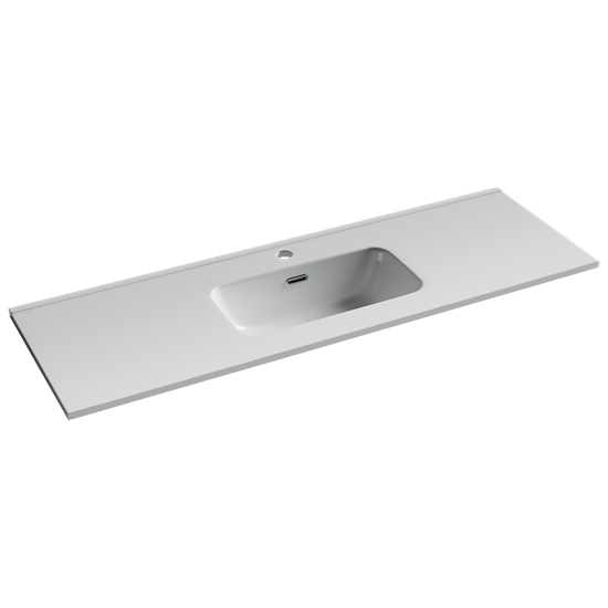 SANCOS CN7028 Раковина мебельная накладная Compact 1210x395x170, цвет белый CN7028