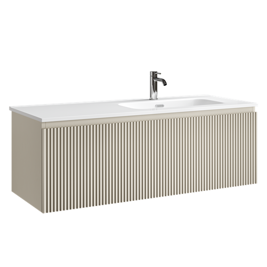 SANCOS Тумба подвесная Snob R 1.0 995х445х406, c одним ящиком оснащенным доводчиками, Beige Soft , арт.SNR1.0100RCE SNR1.0100RCE