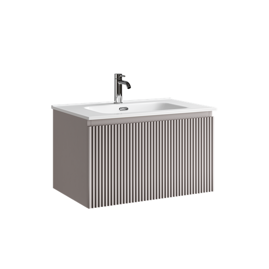 SANCOS Тумба подвесная Snob R 1.0 690х445х406, c одним ящиком оснащенным доводчиками Doha Soft, арт. SNR1.070SM SNR1.070SM