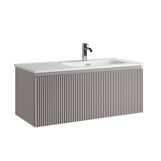 SANCOS Тумба подвесная Snob R 1.0 995х445х406, c одним ящиком оснащенным доводчиками, Doha Soft , арт.SNR1.0100RSM SNR1.0100RSM