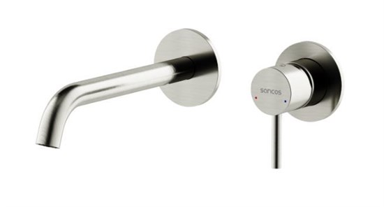 SANCOS Смеситель для раковины Etna с внутренней частью, брашированный никель, PVD покрытие, арт. SC9004BN SC9004BN