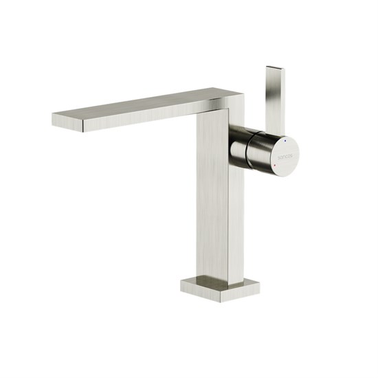 SANCOS Смеситель для раковины Linn, брашированный никель, PVD покрытие, арт. SC9019BN SC9019BN