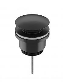 CERAMICA NOVA Донный клапан универсальный 70003MBb с системой клик - клак латунь черный матовый 70003MBb