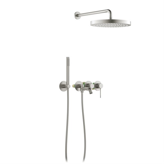 TIMO Душевая система встроенная Saona никель (SX-2348/13SM) SX-2348/13SM