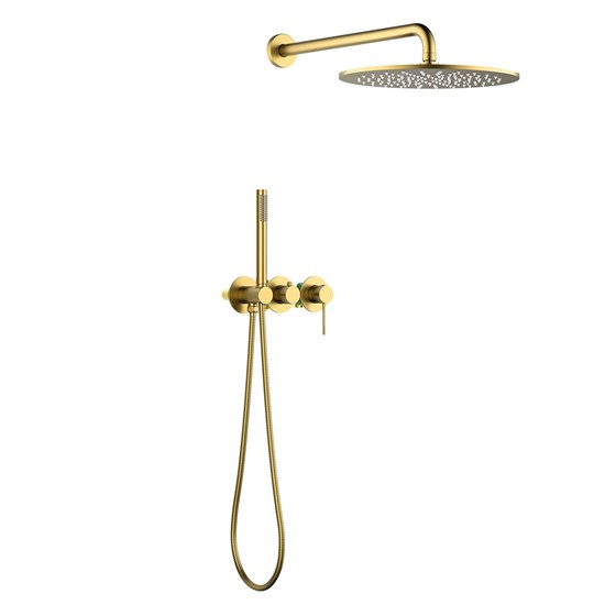 TIMO Душевая система встроенная Saona золото шлифованное (SX-2349/20SM) SX-2349/20SM