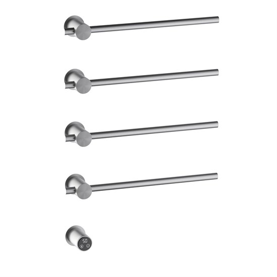 TIMO Полотенцесушитель электрический, встроенный Saona никель (040/13SM) 040/13SM