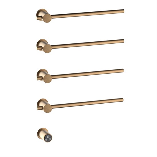 TIMO Полотенцесушитель электрический, встроенный Saona розовое золото (040/19SM) 040/19SM