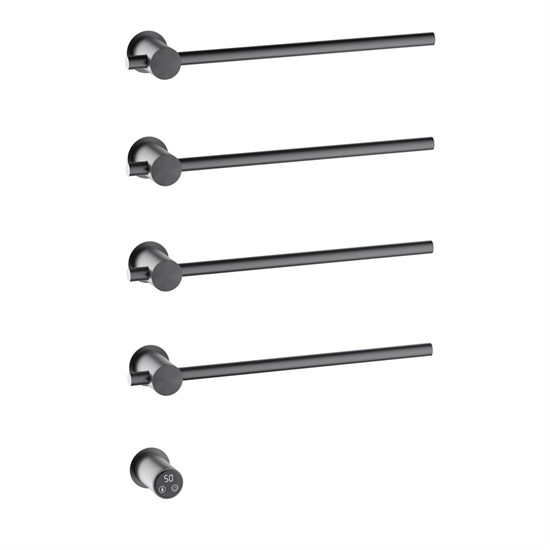 TIMO Полотенцесушитель электрический, встроенный Saona черное золото (040/18SM) 040/18SM