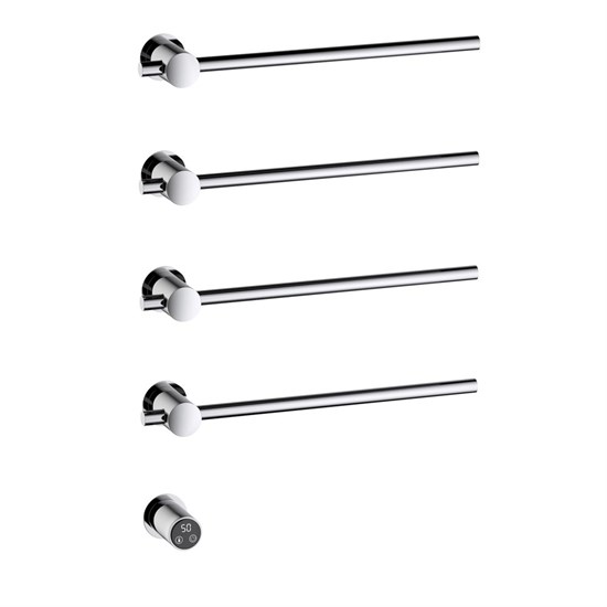 TIMO Полотенцесушитель электрический, встроенный Saona хром (040/00SM) 040/00SM