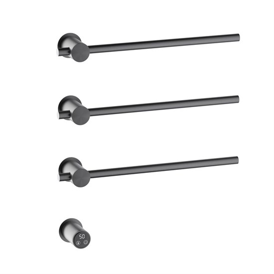 TIMO Полотенцесушитель электрический, встроенный Saona черное золото (030/18SM) 030/18SM