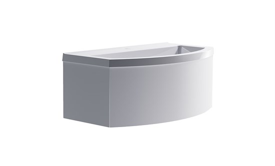 ASTRA-FORM Нижний шкаф Венеция2.0 100 с 1 ящиком белый матовый  + Раковина "Венеция 100" 3100001+04010019