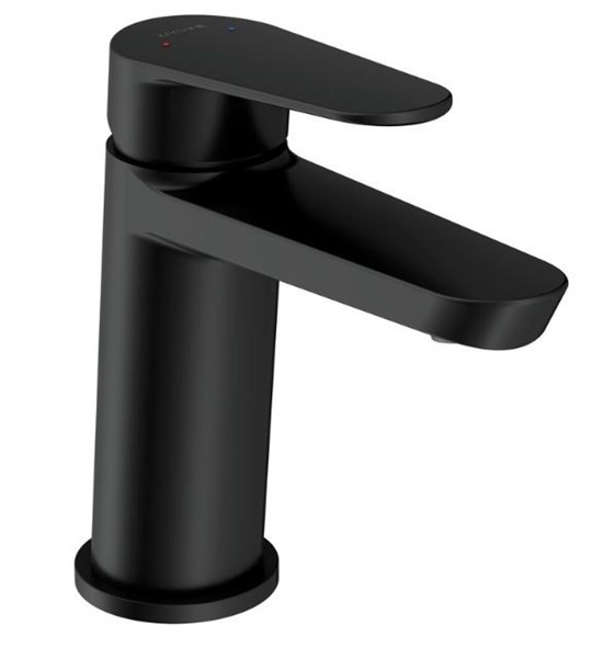CERSANIT Смеситель для раковины средний LARA однорычажный черный A68152