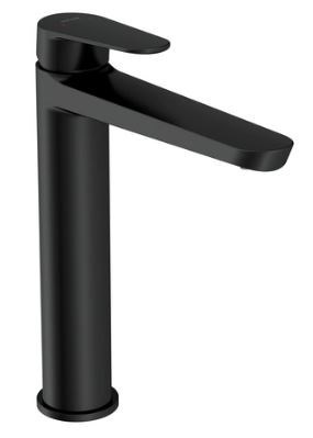 CERSANIT Смеситель для раковины высокий LARA однорычажный черный A68154