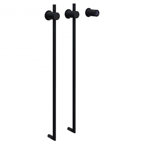 ABBER Полотенцесушитель электрический  Charme AH4002MB черный матовый AH4002MB