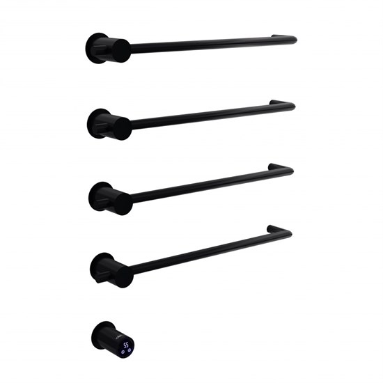 ABBER Полотенцесушитель электрический  Charme AH4004MB черный матовый AH4004MB