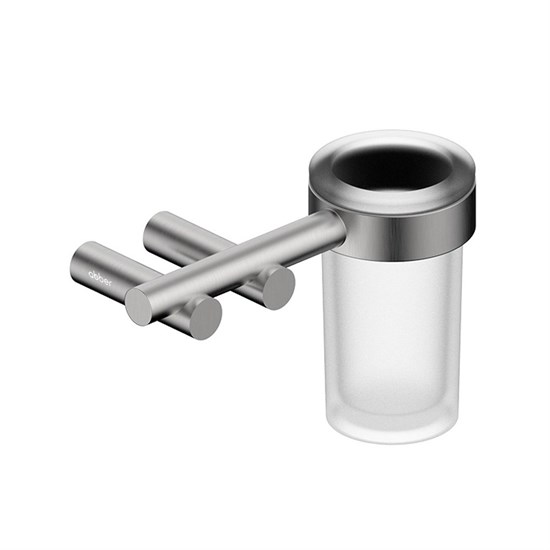 ABBER Стакан для зубных щеток с держателем Osten 316 AA1860BST сталь брашированная AA1860BST