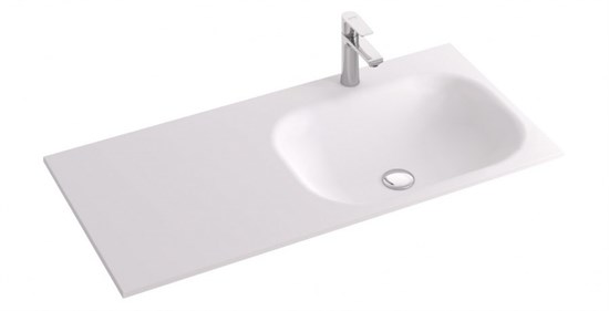 AQUATON Раковина Бланш 1050 белая правая 1A742031B101R 1A742031B101R