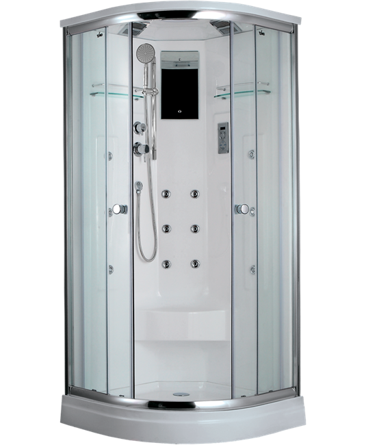 TIMO Lux T-7709 душевая кабина 90*90*225, турецкая баня хамам T-7709-T-STUN