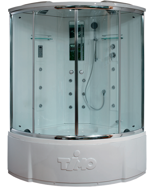 TIMO Lux T-7755 душевая кабина 150*150*230, турецкая баня хамам T-7755-T-STUN