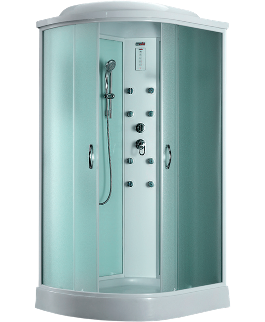 TIMO eco TE-0702 R душевая кабина 120*80*218, турецкая баня хамам, стульчик прозрачный TE-0702R-T-STUN-T-CH/C