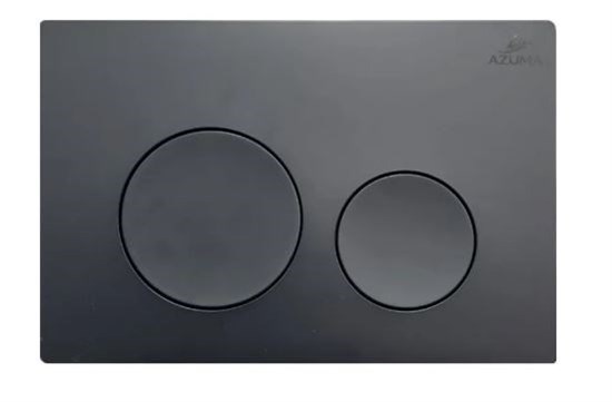 AZUMA Ronda Кнопка смыва AZU003.04 черная матовая, пластик AZU003.04