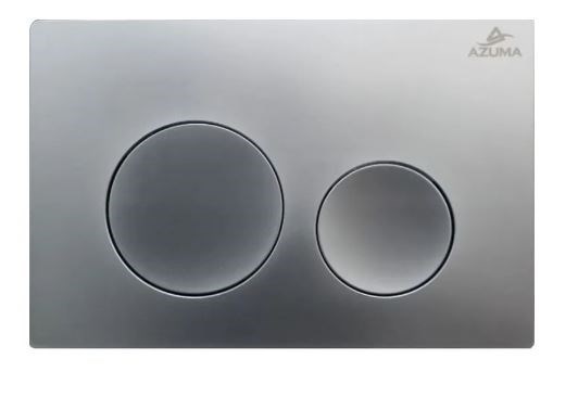 AZUMA Ronda Кнопка смыва AZU003.06 хром матовый, пластик AZU003.06