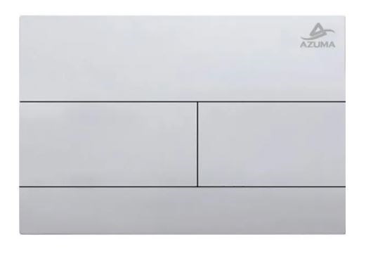 AZUMA Slim14 Кнопка для инсталляции AZU013.02 хром глянец, пластик AZU013.02
