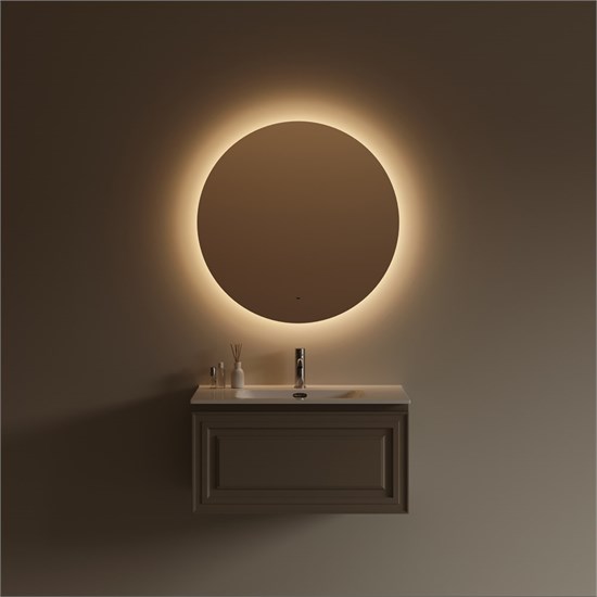 SANCOS Sfera 2.0 Зеркало для ванной комнаты D800 led подсветка 2700K/4000K/5000K SF2.800 SF2.800